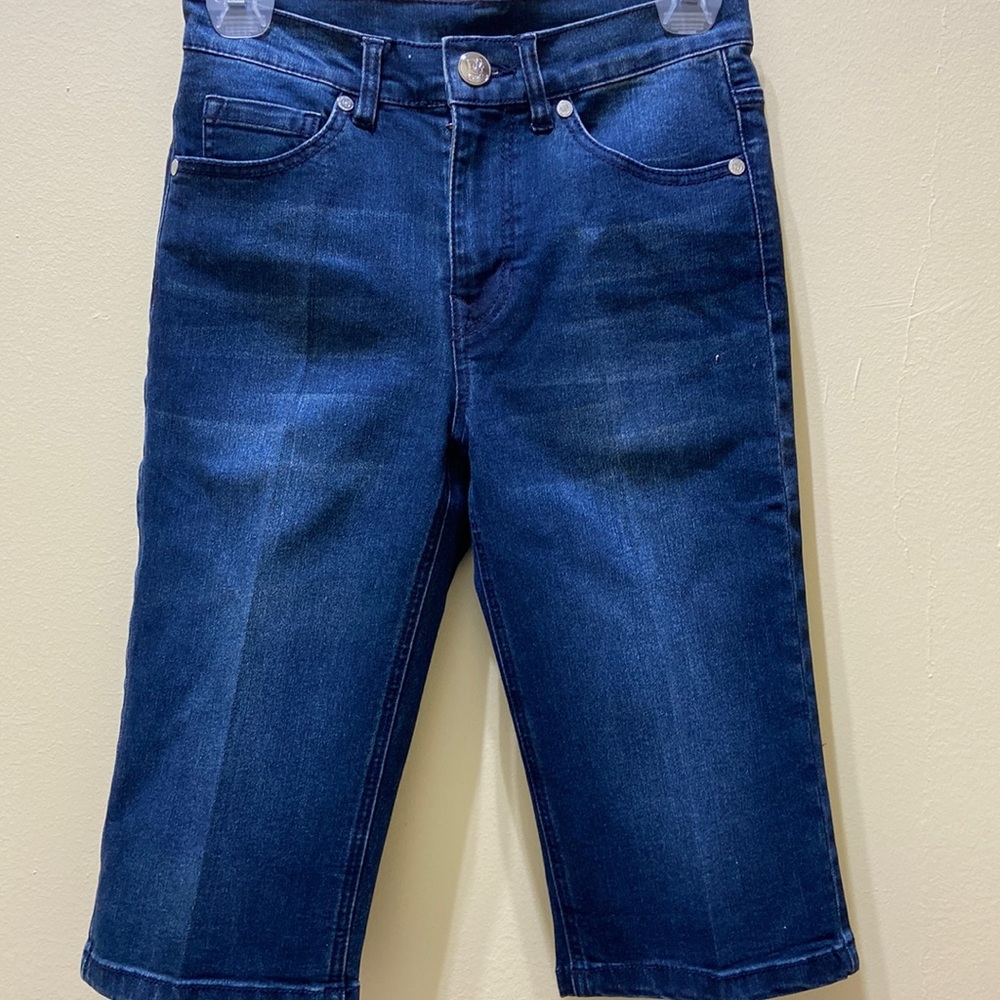 DG2 Diane Gilman blue denim crop jeans size 2